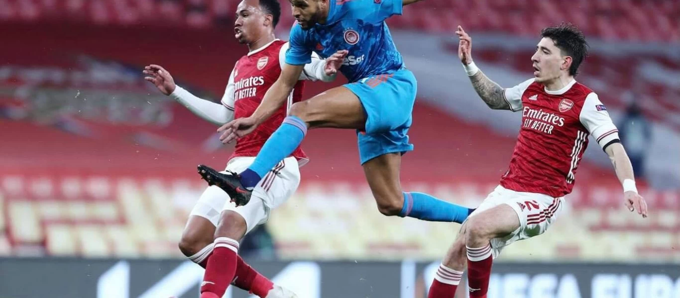 Ο Ολυμπιακός αποχαιρέτησε το Europa League με ψηλά το κεφάλι - Νίκη με 1-0 επί της Άρσεναλ